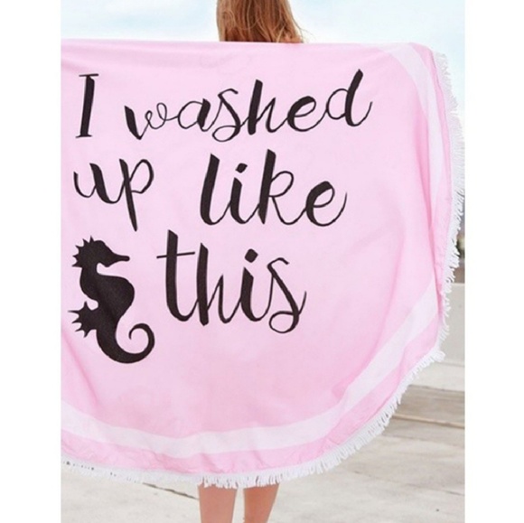 Other - I Washed Up Like This Beach Cover/Blanket